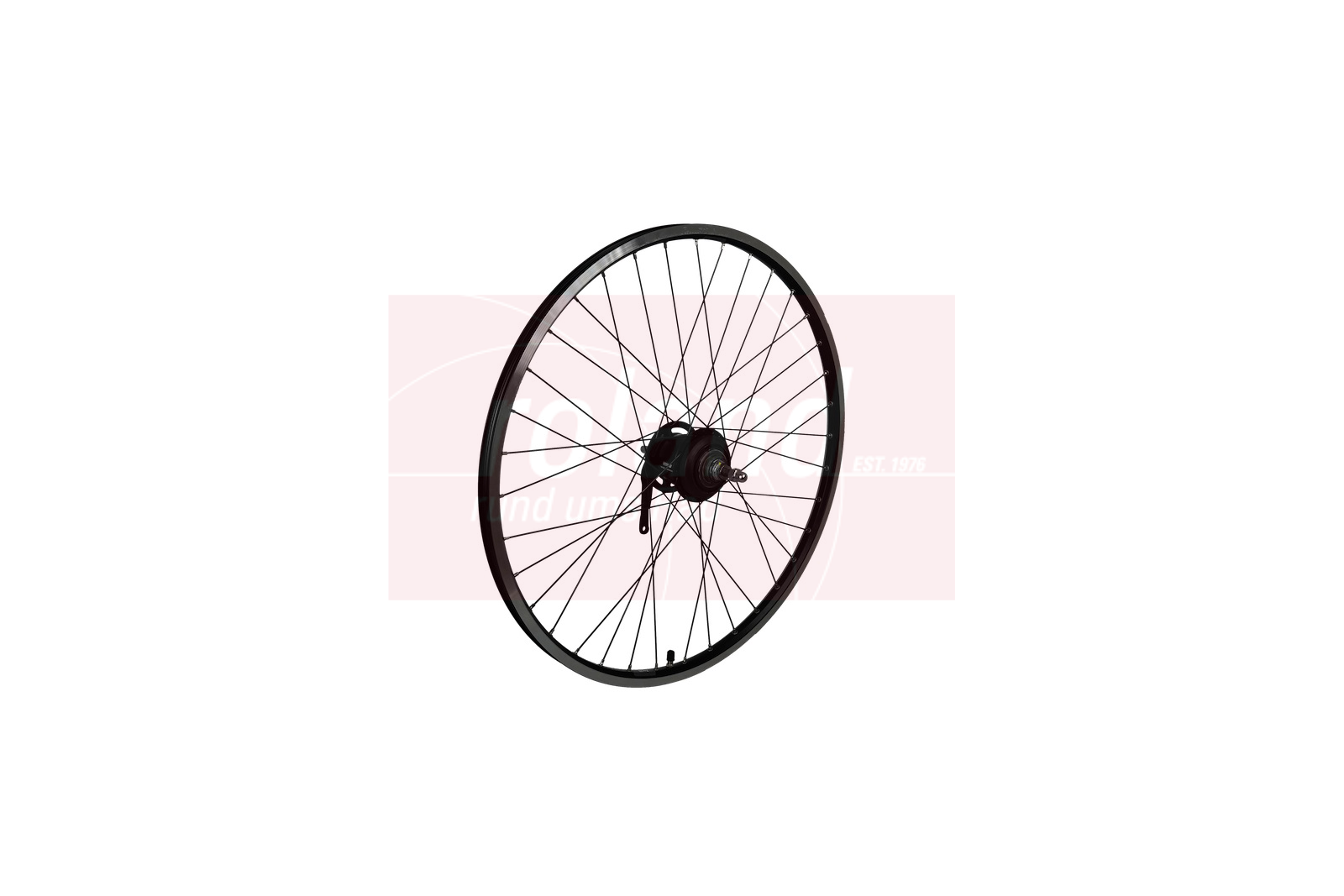 28 Zoll Vorderrad Ryde Zac19 Geöst Shimano HB-QC400 Nabe Disc CL Schwarz